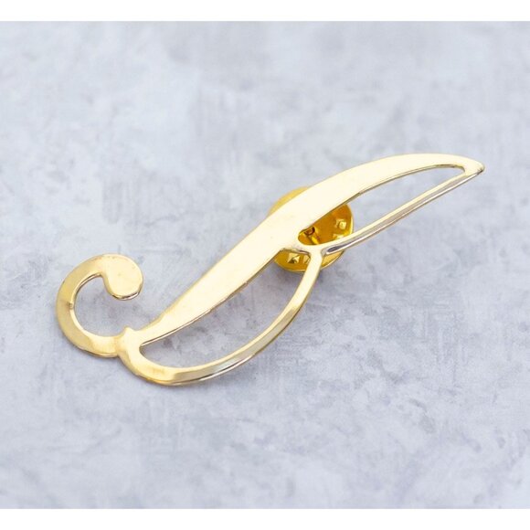 Vintage Gold Tone Letter A Victorian Initial Name A Unique Pin - CH1 - Picture 2 of 3